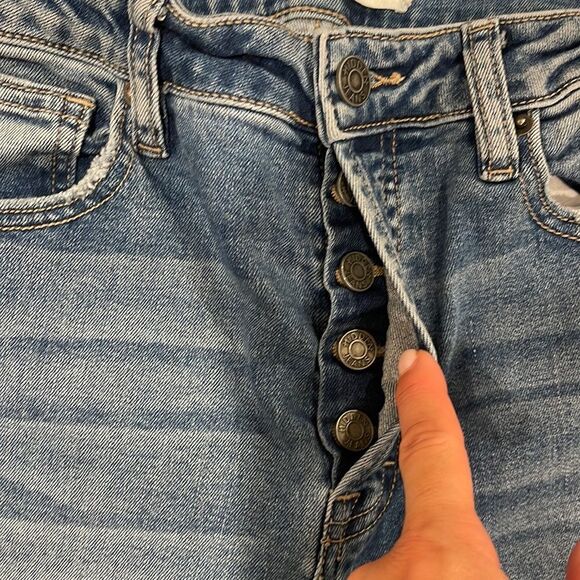 HIDDEN SIZE 28 Denim Jeans Button Fly - Picture 2 of 6